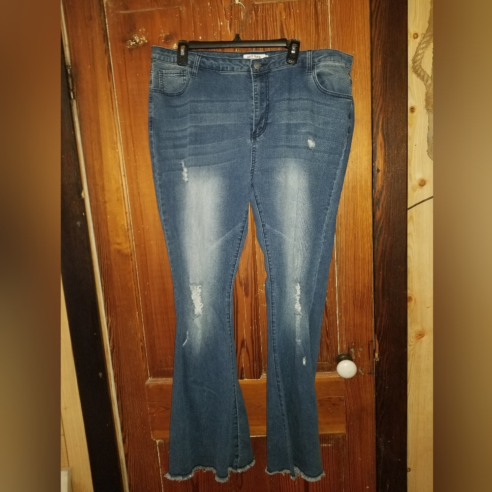 Crazy Train Flare Jeans